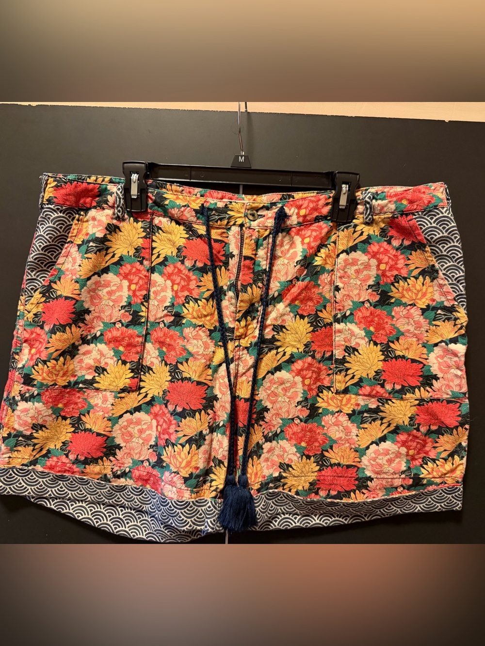 Sundance Button-Up Floral Shirt in Coral, Teal, Yellow and Black - Picture 1 of 2